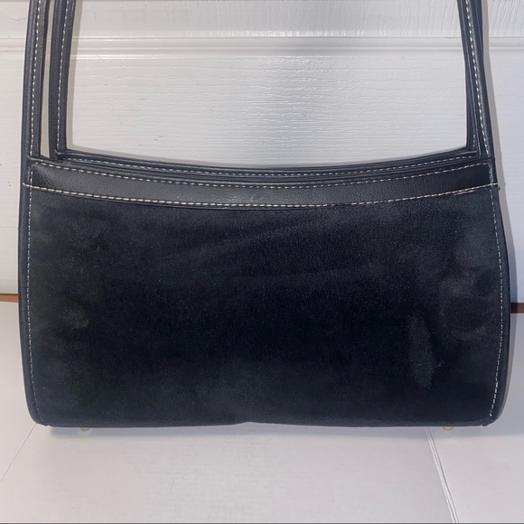 Kate Spade: Vintage Black Velvet Shoulder Bag - Picture 3 of 16
